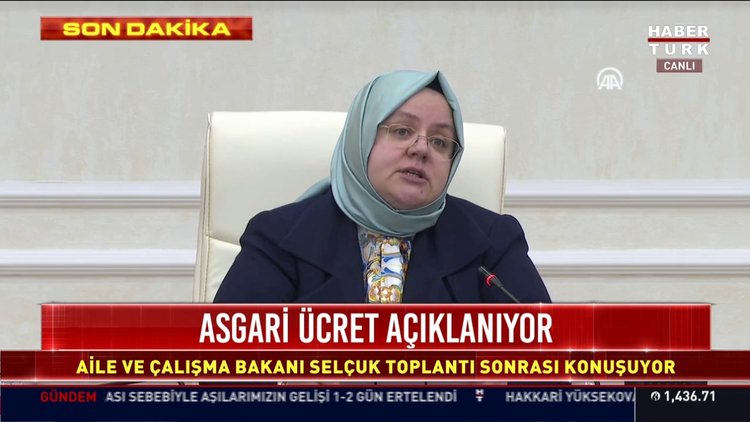 2021 yılı asgari ücreti açıklandı! Asgari ücret kaç lira oldu?