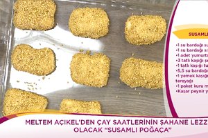 Susamlı Poğaça