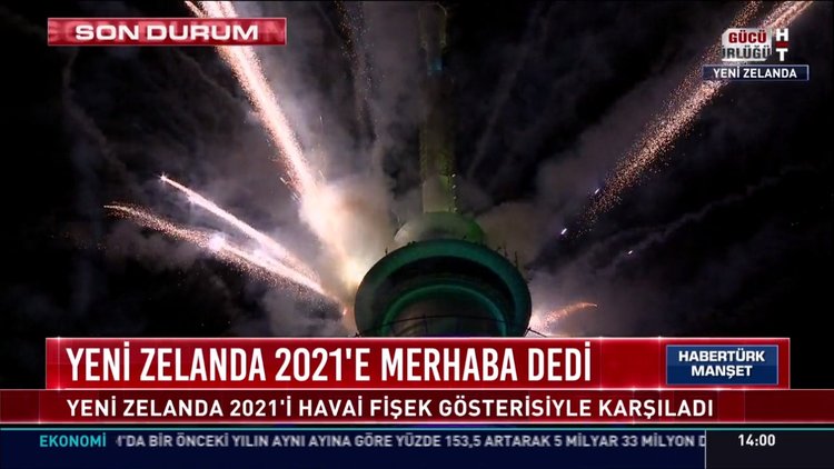 Yeni Zelanda 2021'e merhaba dedi