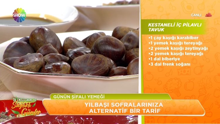 Günün şifalısı; kestane!