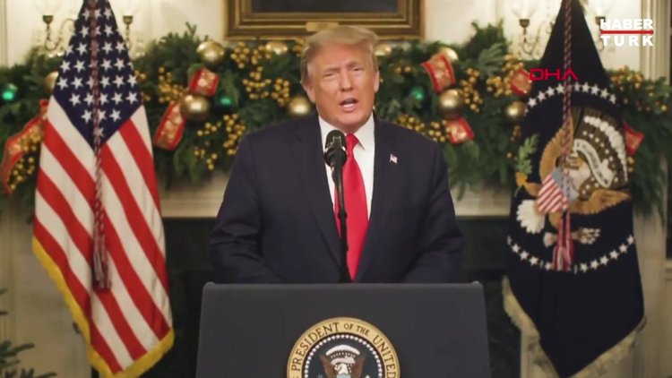 ABD Başkanı Donald Trump'ın son 'yeni yıl' mesajı!