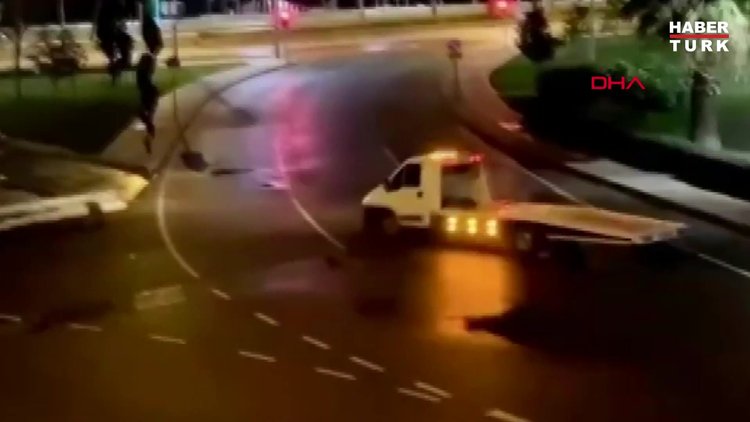 Trafik magandası çekici Drifti annem yaptı