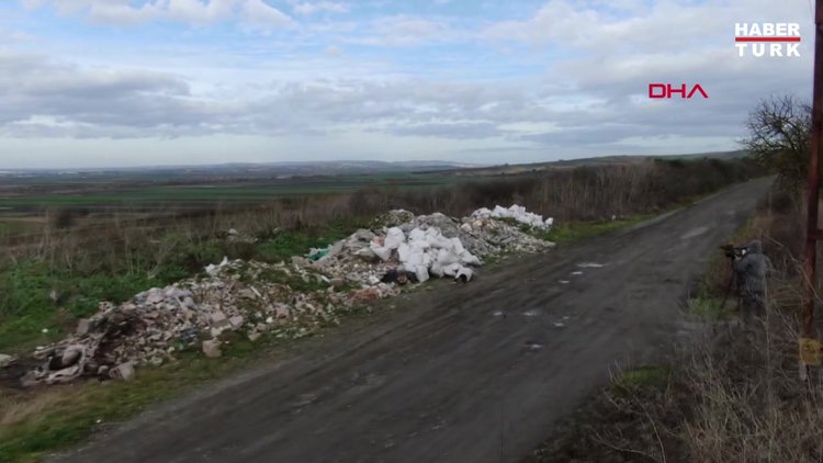 Büyükçekmece Gölü havzası kaçak hafriyatla dolu