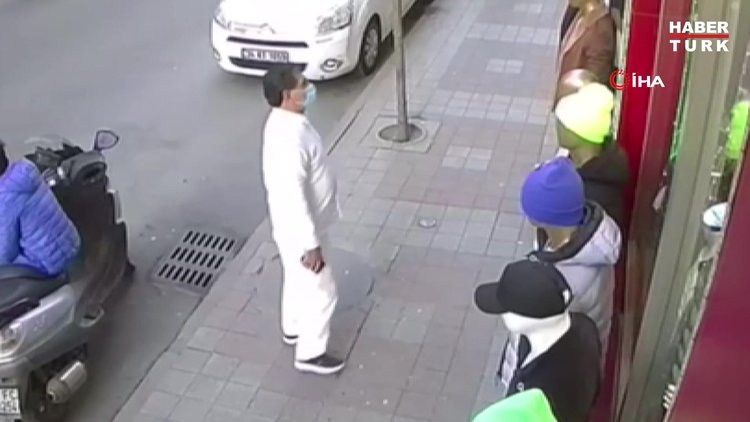 İstanbul'un göbeğinde organize dolandırıcılık ve hırsızlık kamerada