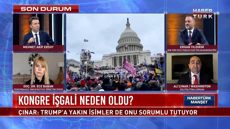 Habertürk Manşet - 7 Ocak 2021 (Kongre işgali neden oldu?)