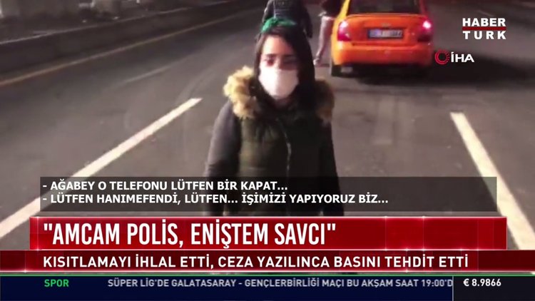 Kısıtlamayı ihlal etti, "Amcam polis eniştem savcı" dedi!