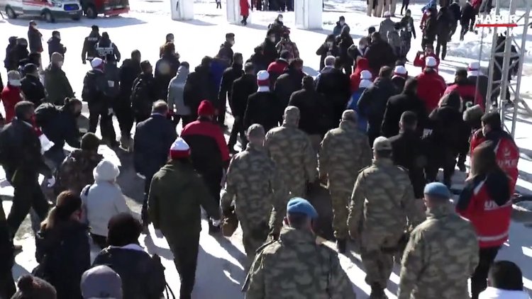 Fedakar ecdat 106. yılında Sarıkamış'ta anılıyor - Sarıkamış Şehitliği'ne yürüyüş