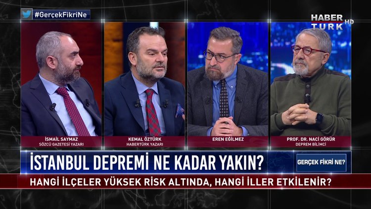Gerçek Fikri Ne - 9 Ocak 2021 (İstanbul Depremi ne kadar yakın? Prof. Dr. Naci Görür anlatıyor)