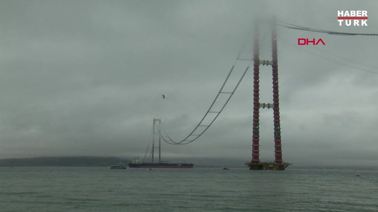 Kedi Yolu ile birlikte, 1915 Çanakkale Köprüsü silüeti belirdi