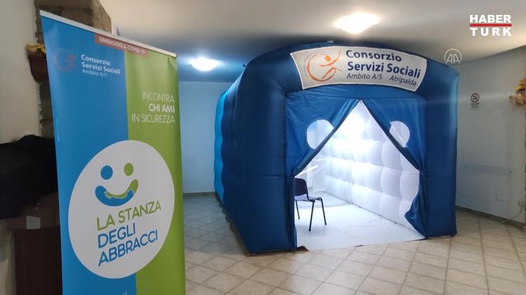 İtalya'da bakımevinde "Sarılma Odası" kuruldu