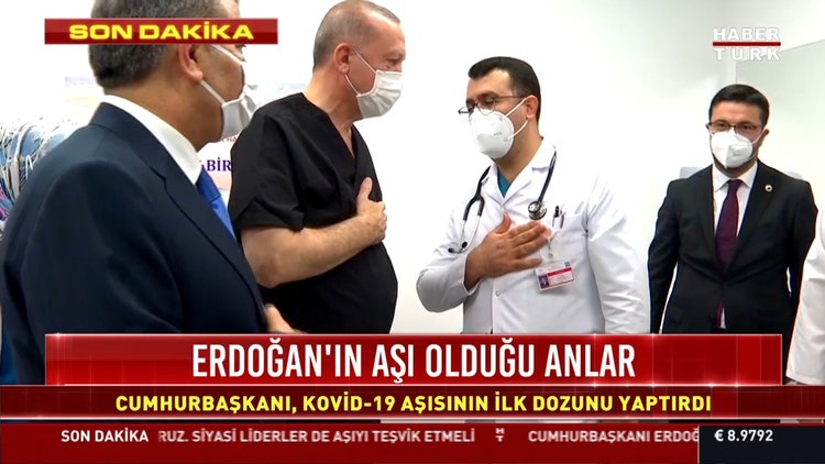 Cumhurbaşkanı Erdoğan aşı oldu