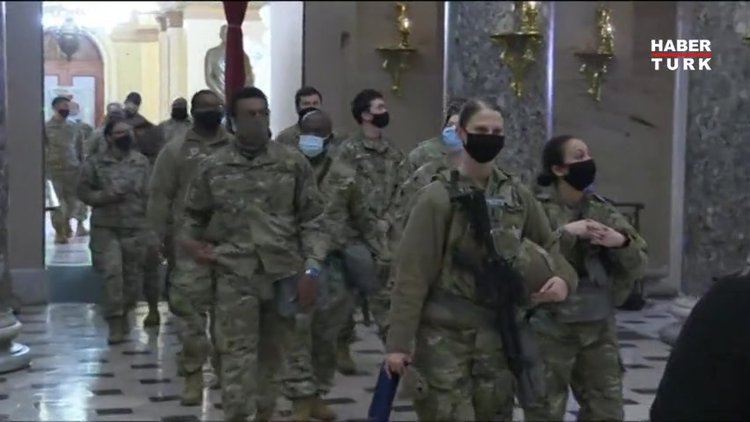 ABD Kongre binasında asker yığını!