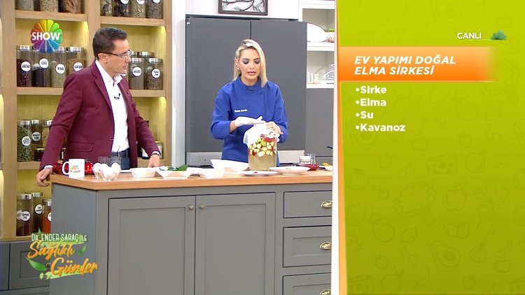 Ev yapımı doğal elma sirkesi!