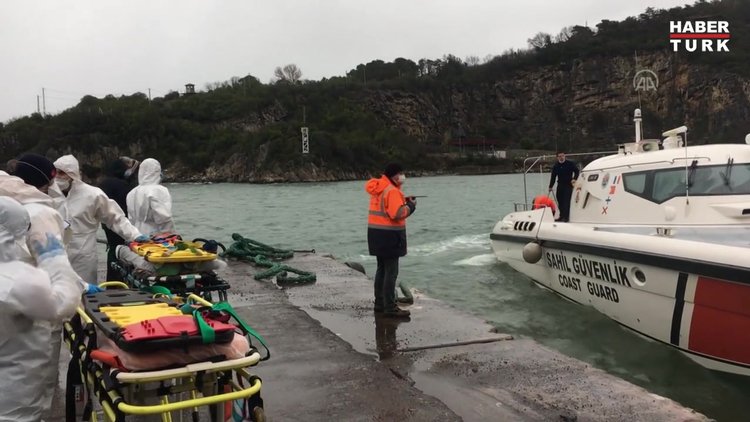 Bartın İnkumu açıklarında Rus bandıralı kuru yük gemi battı