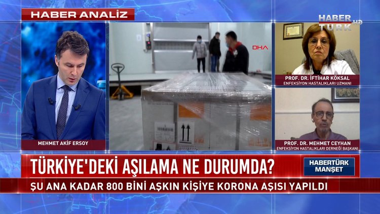 Habertürk Manşet - 18 Ocak 2021 (Türkiye'de aşılama ne durumda?)