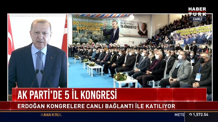 Ak Parti'de beş il kongresi