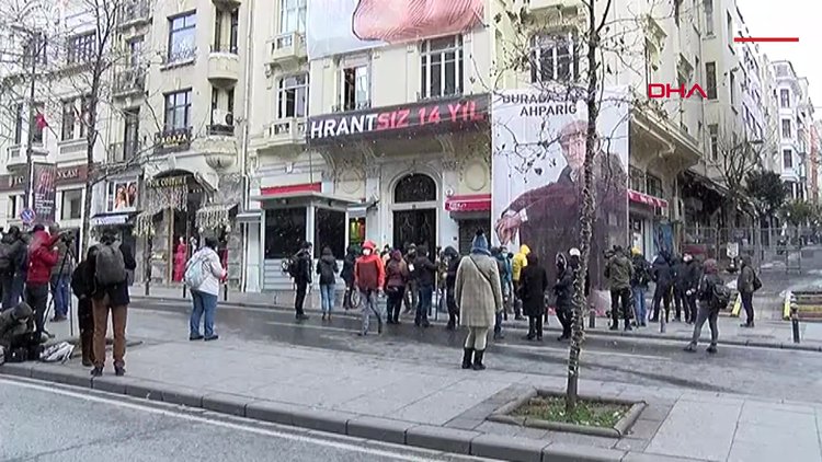 Hrant Dink için anma töreni düzenlendi