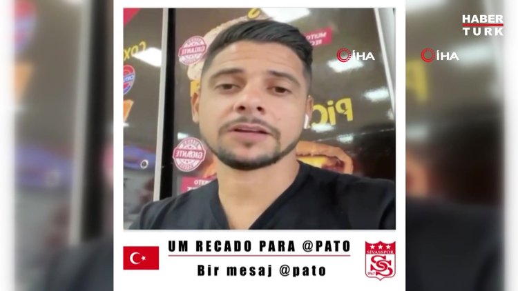 Yıldız futbolcu Cicinho’dan Pato’ya öneri: "Sivasspor’a git"