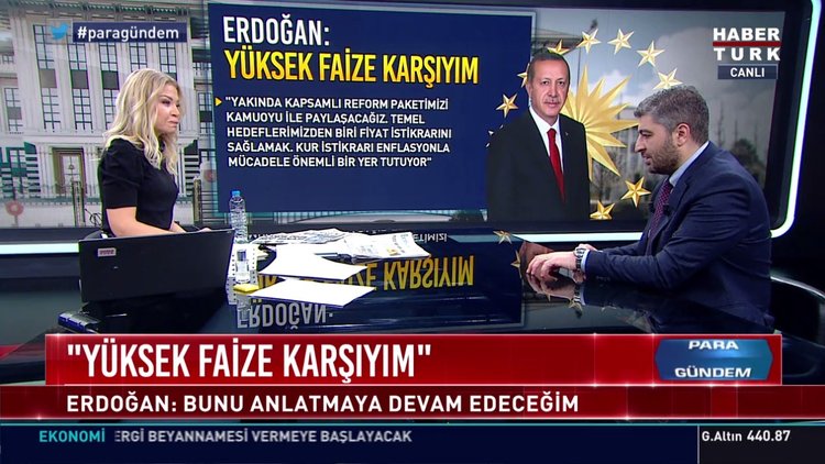 "Yüksek faize karşıyım"