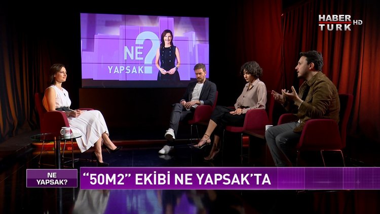 Ne Yapsak - 26 Ocak 2021 (Bir mahalle hikayesi olan 50 m2 dizisinin ekibi Habertürk TV'de
