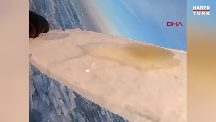 Sibirya'da soğuğun etkisiyle pişen yumurta görenleri şaşırttı