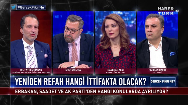 Gerçek Fikri Ne - 30 Ocak 2021 (Yeniden Refah Partisi, Cumhur İttifakı’na katılır mı?)