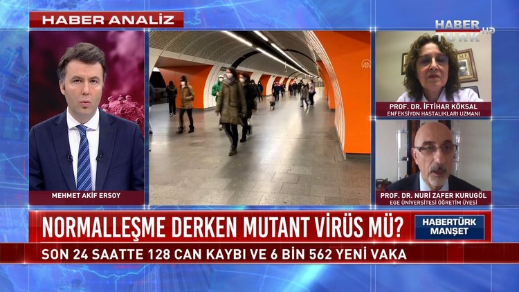Habertürk Manşet - 1 Şubat 2021 (Mutasyona uğrayan virüs önlemlere adapte mi oluyor?)
