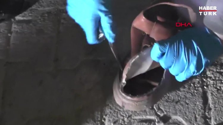 Mardin'de terör operasyonu; patlayıcıları ayakkabıya açılan gizli bölmeye yerleştirmişler