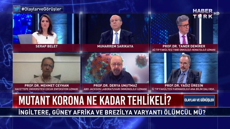 Olaylar ve Görüşler - 6 Şubat 2021 (Türkiye’de görülen mutant virüs hızla yayılacak mı?)