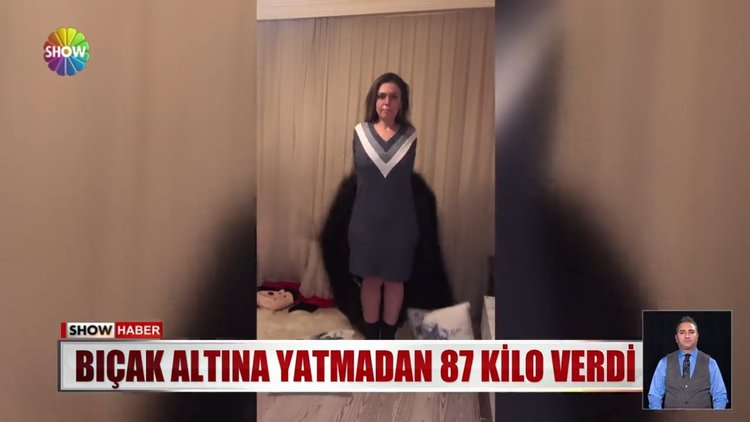 Ameliyatsız 87 kilo verdi