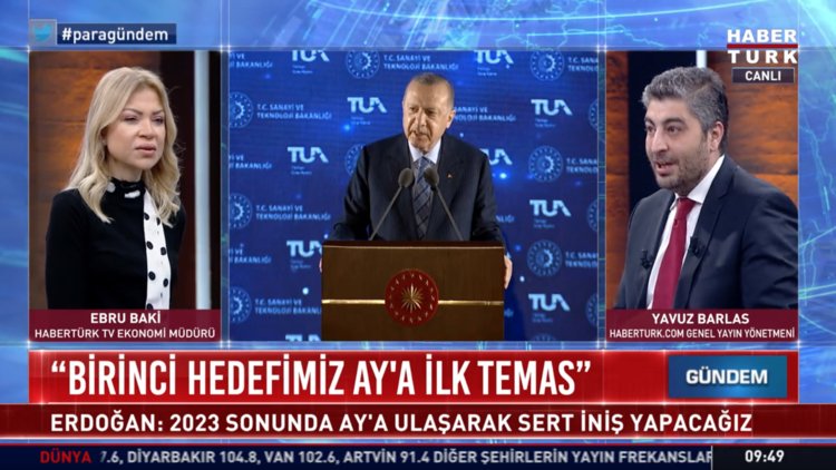 "Birinci hedefimiz Ay'a ilk temas"