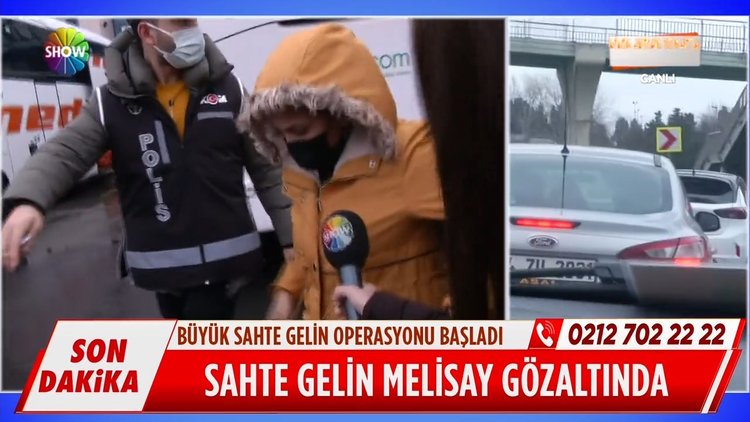 "Sahte gelinlerin lider o" denilen Derya'nın gözaltı görüntüleri!