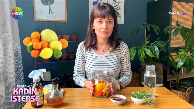 Ebru Akel'le Kadın İsterse Videoları: Evde doğal temizlik ürünü yapımı!