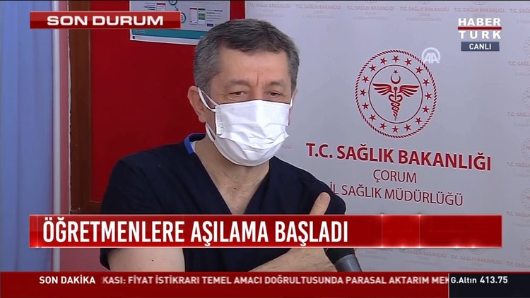 Son dakika haberi! Bakan Selçuk, öğretmenlerin aşılama sürecini başlattı
