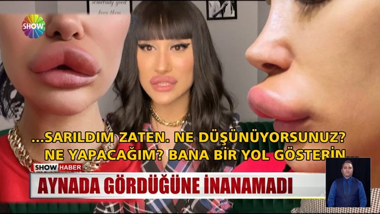 Aynada gördüğüne inanamadı!