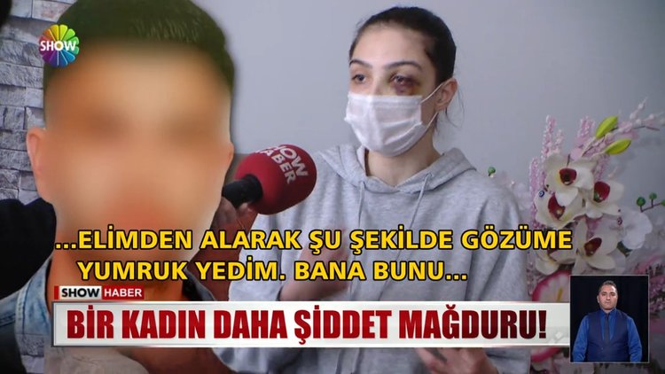 Belgesel izliyor diye eşini dövdü