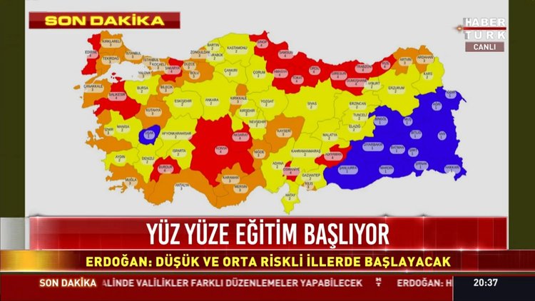 Batı bölgesinde tek düşük risk taşıyan il