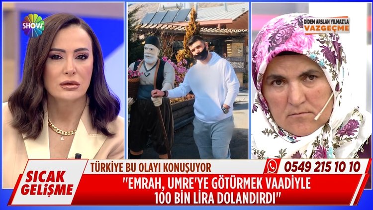 Emrah hacca gitmek isteyenleri de kandırmış!