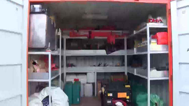 İstanbul'da deprem konteynerleri hırsızların hedefi oldu