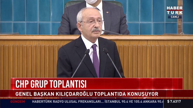 CHP lideri Kılıçdaroğlu açıklama yapıyor