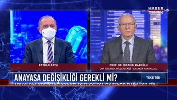 CHP Anayasa taslağını açıklayacak mı? | Teke Tek - 9 Mart 2021