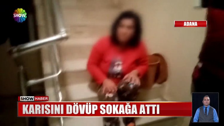 Pijamalarıyla sokağa attı!