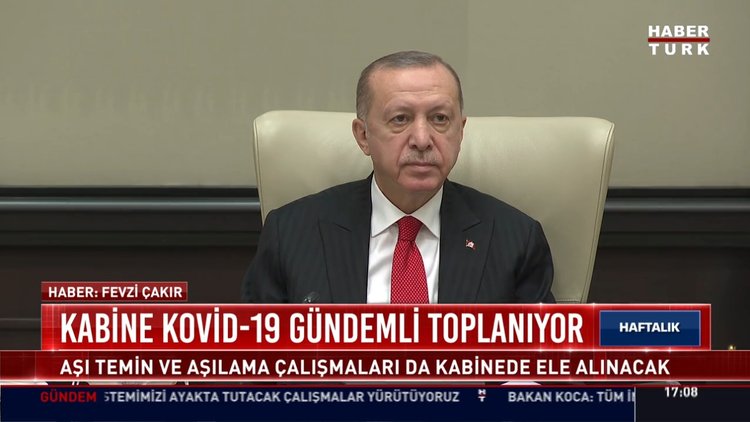 Kabine covid-19 gündemli toplanıyor