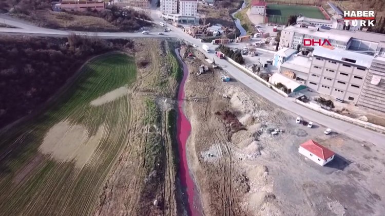 Arnavutköy'de kırmızı dere tedirginliği!