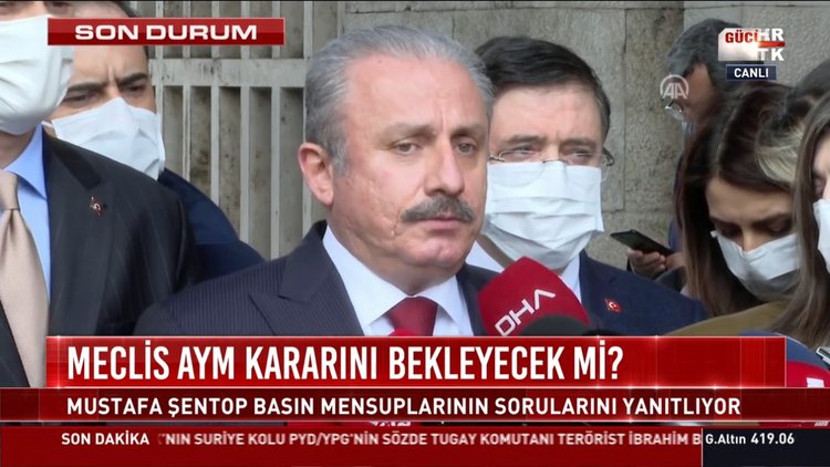 Meclis başkanı soruları yanıtlıyor