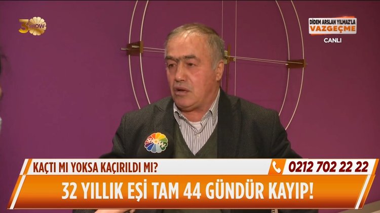 32 yıllık eşi tam 44 gündür kayıp!