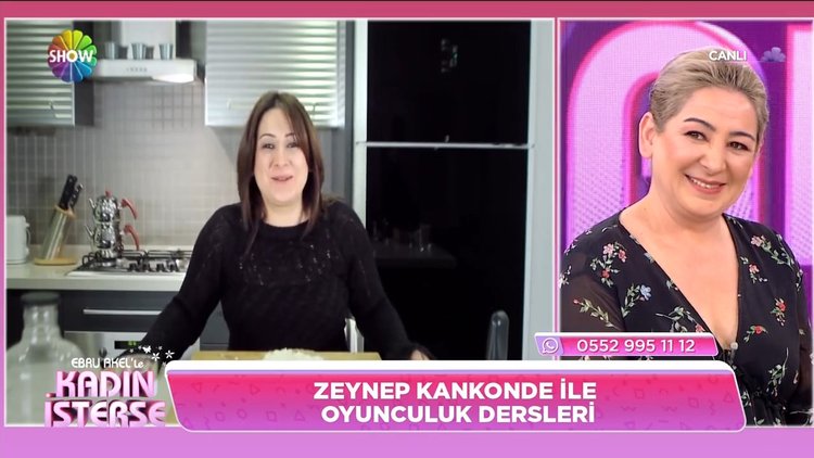 Zeynep Kankonde ile oyunculuk dersleri!