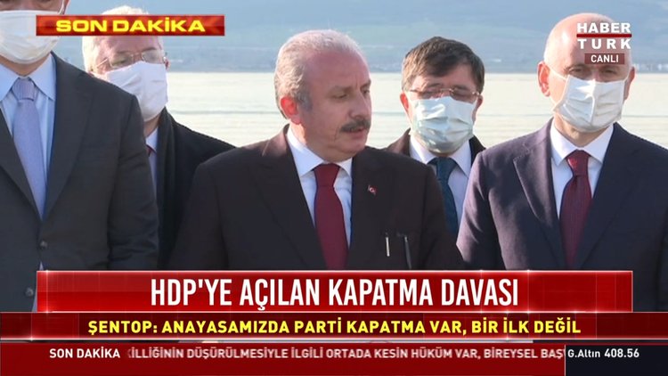 TBMM Başkanı Şentop'tan 'HDP' açıklaması
