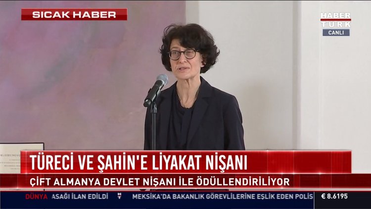 Türeci ve Şahin'e liyakat nişanı