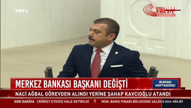 Merkez Bankası Başkanı Naci Ağbal görevden alındı